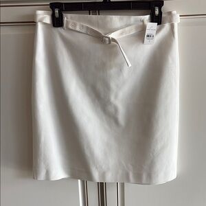 NWT Ann Taylor Elegant White Skirt